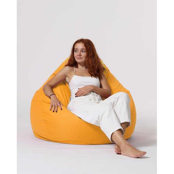 Žltý záhradný sedací vak Premium XXL – Floriane Garden-image-3