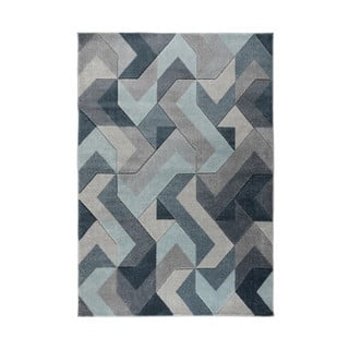Modro-sivý koberec Flair Rugs Aurora, 160 × 230 cm