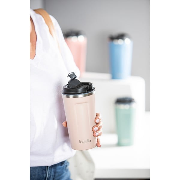 Biely termo hrnček 500 ml Eco – Ladelle-image-2