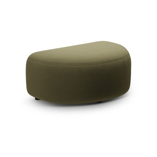 Zelená zamatová podnožka Kate – Micadoni 