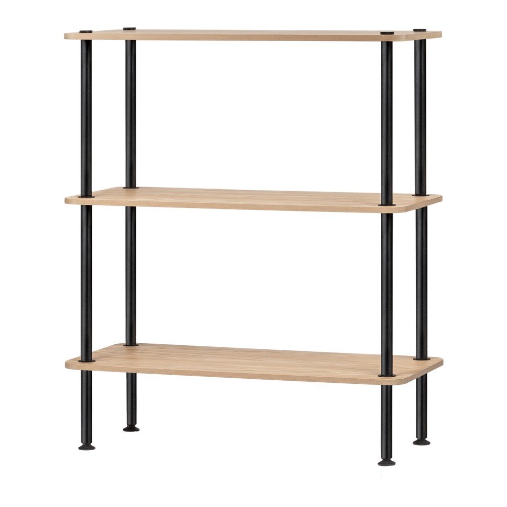E-shop Regál v dekore duba v prírodnej farbe 80x90,5x35 cm Teidi – noo.ma