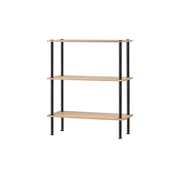 Regál v dekore duba v prírodnej farbe 80x90,5x35 cm Teidi – noo.ma