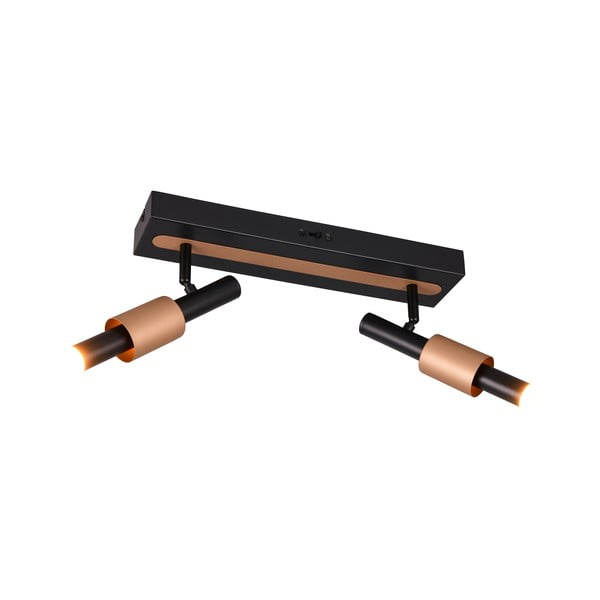 Čierne/v bronzovej farbe LED bodové svietidlo 20,5x42 cm Ikaris – Trio Select-image-1