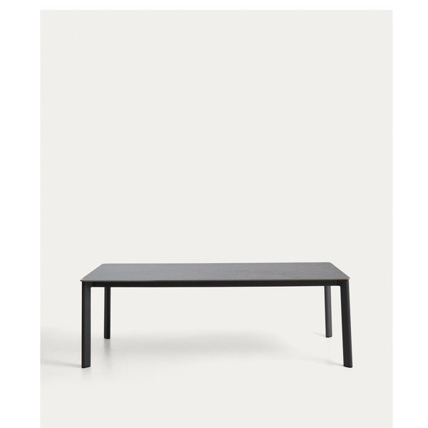 Záhradný jedálenský stôl s doskou z kameňa 100x220 cm Anafi – Kave Home-image-3