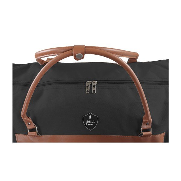Čierna cestovná taška na kolieskach GENTLEMAN FARMER Oslo, 40 l-image-4