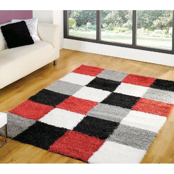 Červený koberec Flair Rugs Andes, 160 x 230 cm
