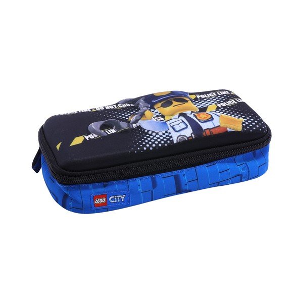 Modré hranaté puzdro na perá LEGO® City Police 3D-image-2