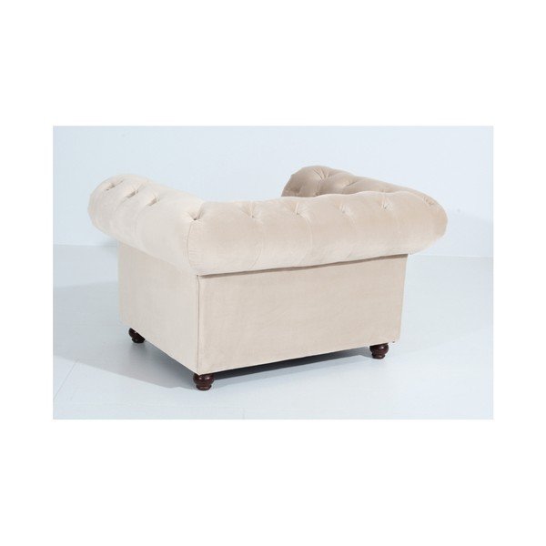 Krémové kreslo Max Winzer Orleans Velvet-image-2