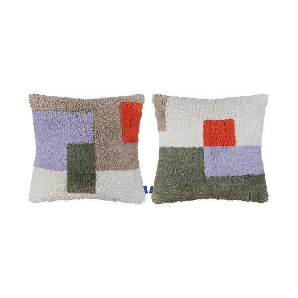 Bavlnená obliečka na vankúš 50x50 cm Brick – Mette Ditmer Denmark-image-4