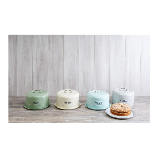 Zelená plechová dóza na tortu Kitchen Craft Nostalgia-image-2