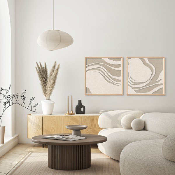 3D obraz s rámom/akustický 62x62 cm Silent Whisper 1 – Malerifabrikken-image-2