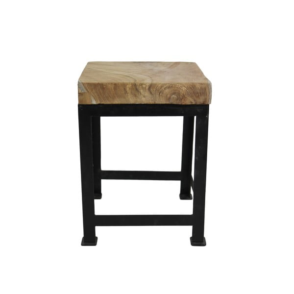 Odkladací stolík z teakového dreva HSM Collection Onedre, 30 x 30 cm