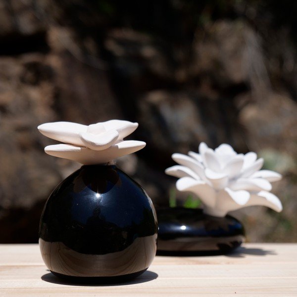 Biely keramický difuzér s vôňou vanilky Boles d´olor-image-1