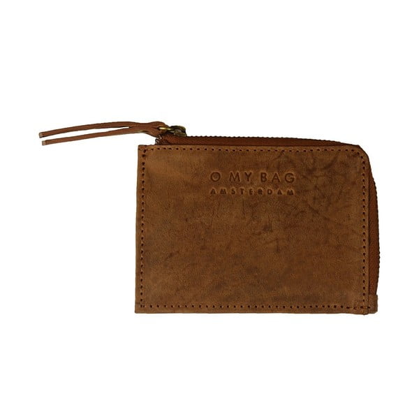 Hnedá kožená peňaženka na drobné O My Bag Clue