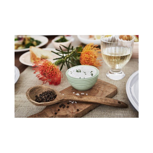 Zeleno-biela porcelánová miska na omáčku Villeroy & Boch Artesano Nature, 8 cm-image-1