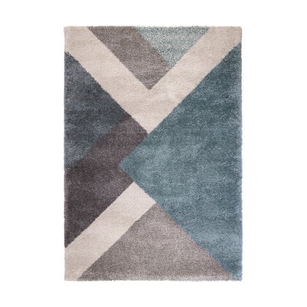 Modro-sivý koberec Flair Rugs Zula, 160 × 230 cm