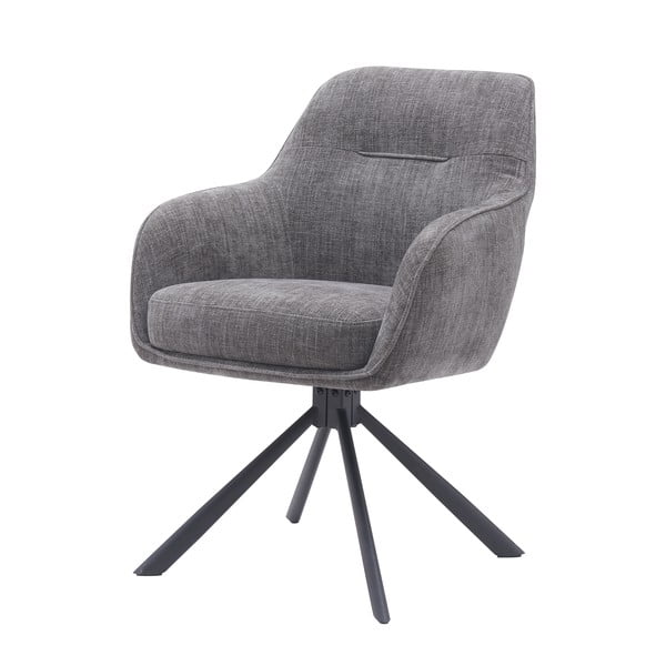 Sivé čalúnené jedálenské kreslá v súprave 2 ks Avola – Unique Furniture-image-3