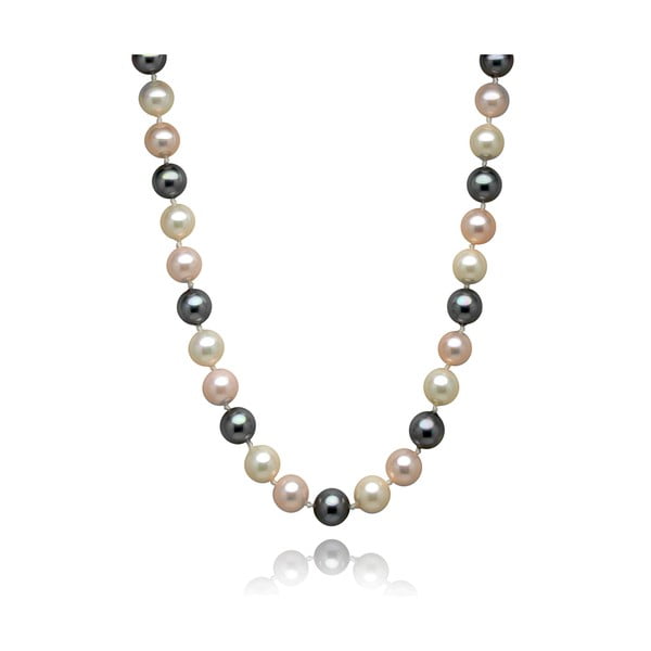 Ružovo-sivý náhrdelník Mara de Vida Perldor, dĺžka 50 cm-image-2