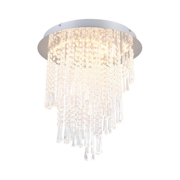 LED stropné svietidlo v striebornej farbe ø 45 cm Pomp – Trio-image-1