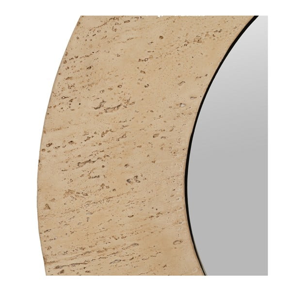 Nástenné zrkadlo s rámom z kameňa 80x80 cm Piedra – Ixia-image-4