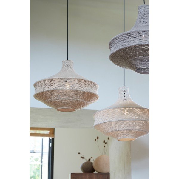 Krémové tienidlo ø 50 cm Viggo – Light & Living-image-1