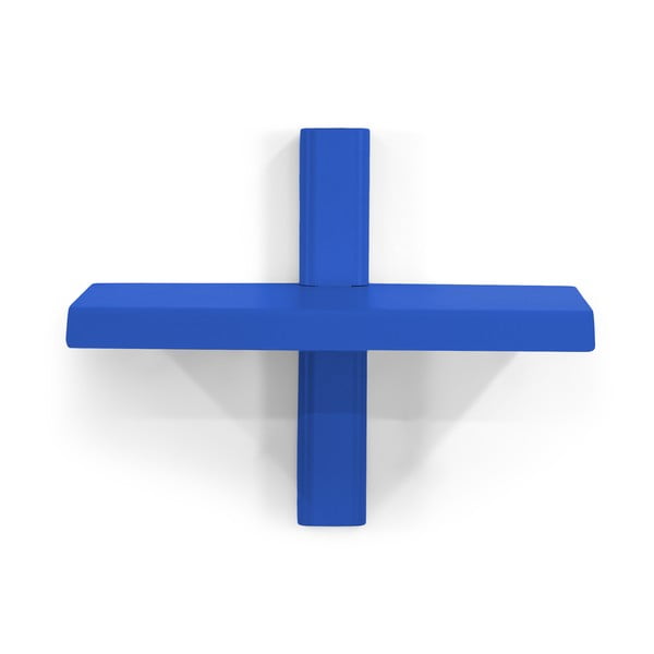 Modrá kovová polica 28 cm Hola – Spinder Design