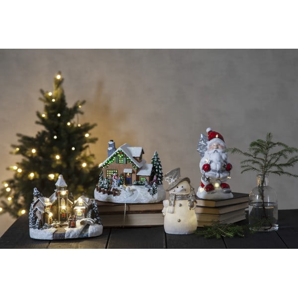 Svetelná dekorácia s vianočným motívom v bielo-striebornej farbe Buddy – Star Trading-image-3