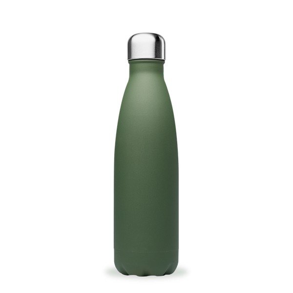 Zelená cestovná nerezová fľaša 500 ml Granite - Qwetch-image-1