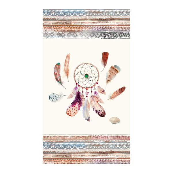 Plážová osuška s potlačou HIP Feathers, 100 × 180 cm