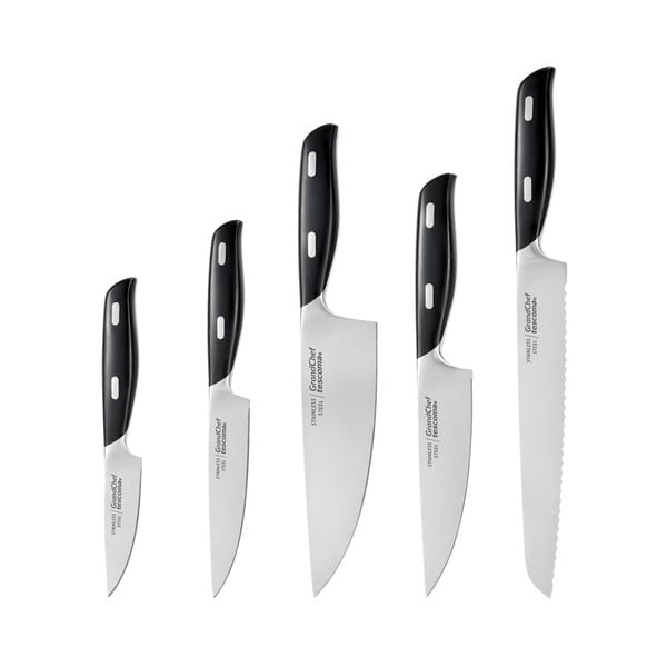 Súprava nožov so stojanom 5 ks GrandChef – Tescoma-image-3