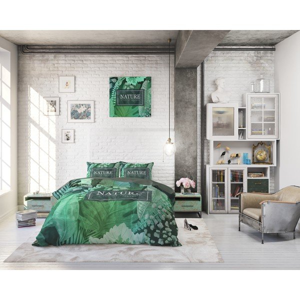 Bavlnené obliečky na jednolôžko Pure Cotton Organic Nature, 140 x 200/220 cm-image-4
