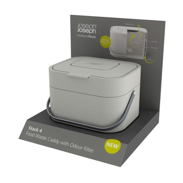 Nádoba na kompostovateľný odpad Joseph Joseph IntelligentWaste Stack, 4 l-image-2