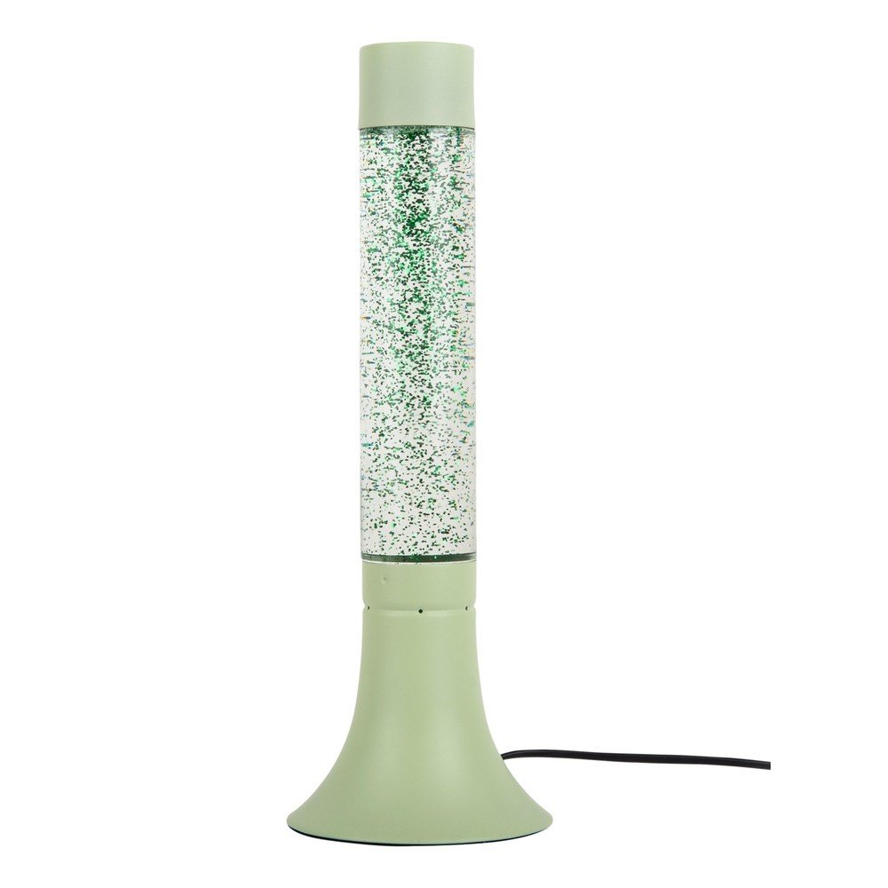 Zelená stolová lampa so skleneným tienidlom (výška 37,5 cm) Astro Glittler – Leitmotiv