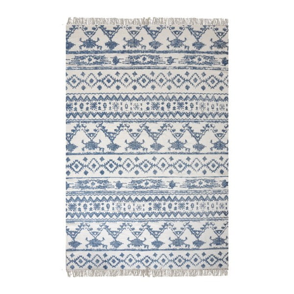 Ručne vyrábaný koberec The Rug Republic Cairo Blue, 160 × 230 cm