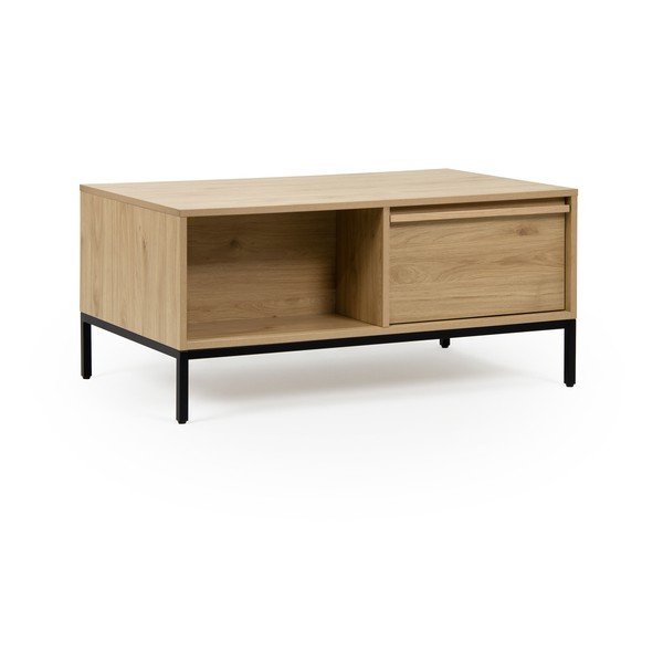 Konferenčný stolík v dekore duba v prírodnej farbe 60x100 cm Luc – Marckeric
