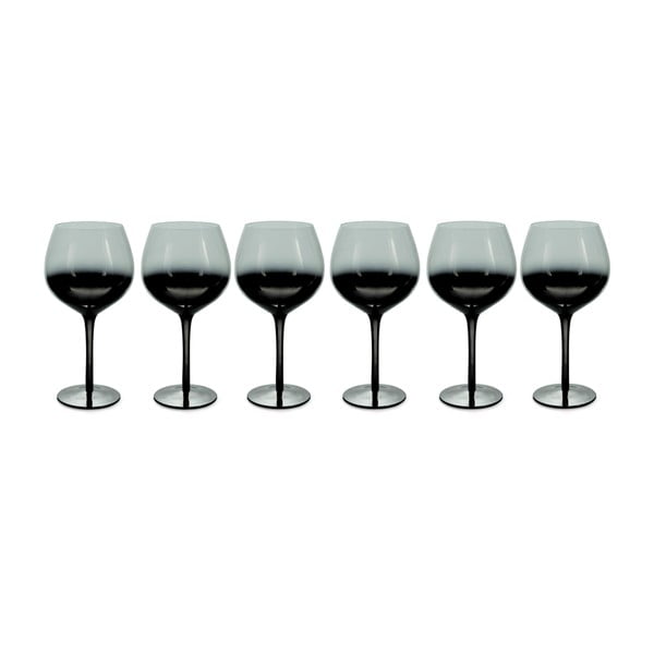 Sada 6 vysokých pohárov na červené víno Villa d'Este Avenue