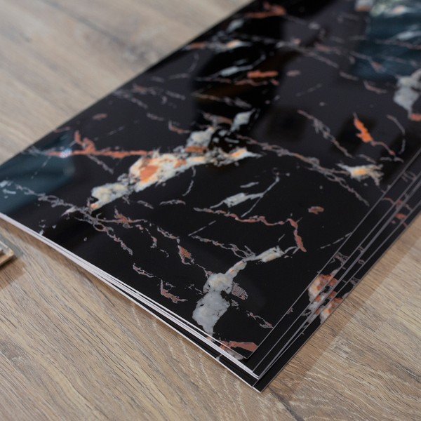 Samolepiace panely na stenu v súprave 6 ks 60x30 cm Black Gold – SP TREND-image-1