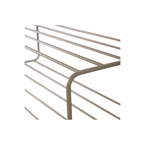 Svetlohnedá kovová závesná skrinka na topánky Josse – WOOOD-image-4