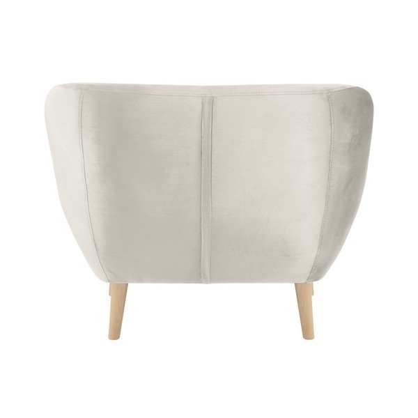 Krémové kreslo Mazzini Sofas Amelie-image-4