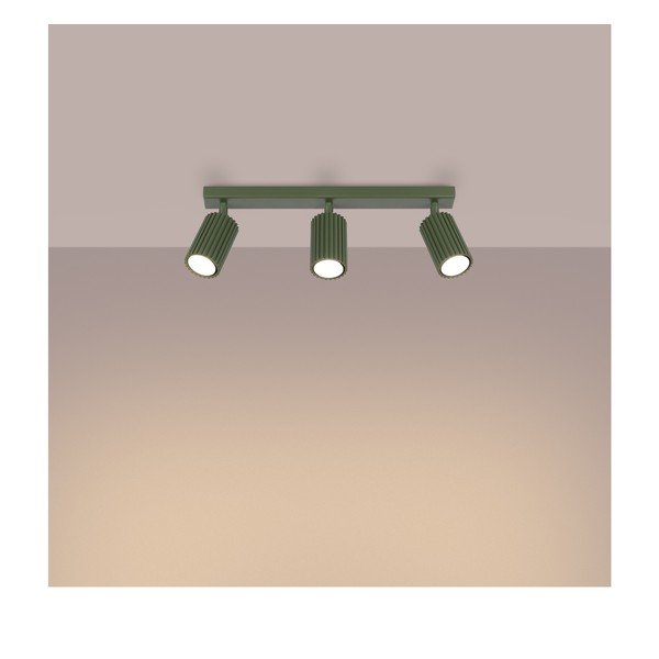 Zelené bodové svietidlo 6,5x45 cm Gleam – Sollux-image-4