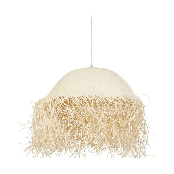 Krémové závesné svietidlo ø 50 cm Palmeraie - Côté Table-image-3