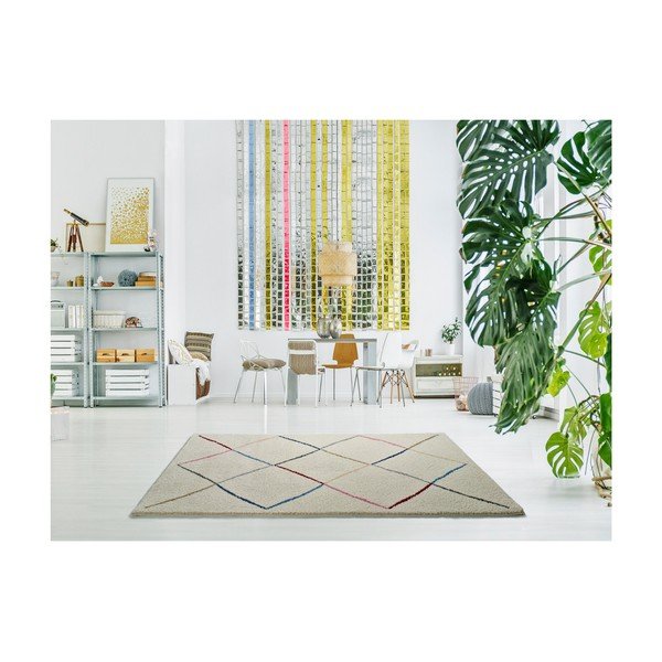 Biely koberec Universal Merlin White, 190 x 280 cm-image-1
