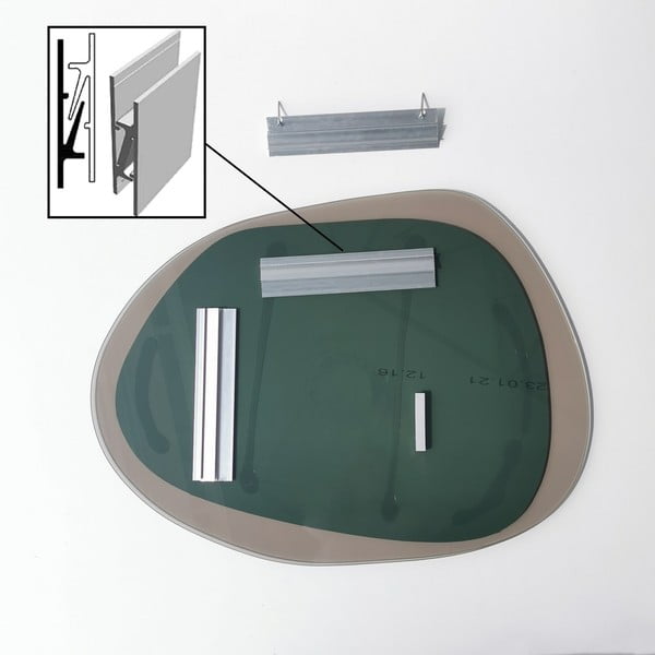 Nástenné zrkadlo Neostill Aqua, dĺžka 55 cm-image-4