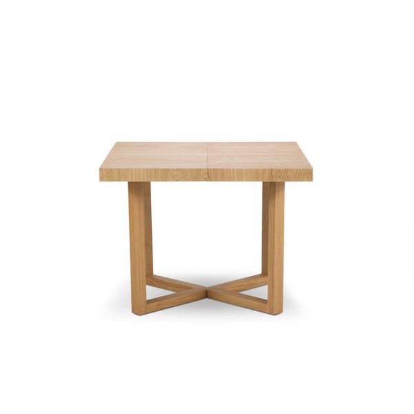 Rozkladací stôl z masívneho dubového dreva Windsor & Co Sofas Skardu, ø 100 cm-image-1