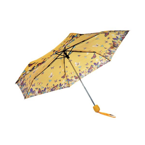Žltý skladací dáždnik Papjaune, ⌀ 96 cm-image-2