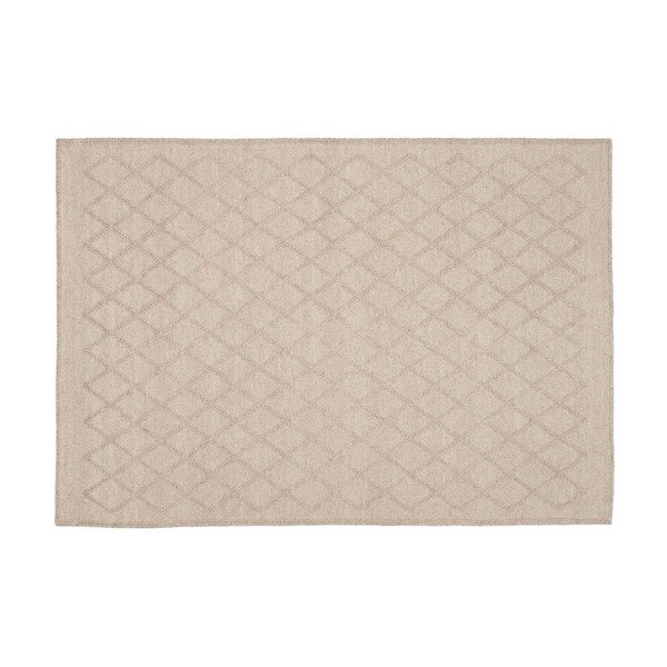 Béžový prateľný koberec s prímesou vlny 160x230 cm Sybil – Kave Home