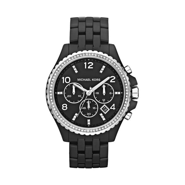 Čierne dámske hodinky Michael Kors