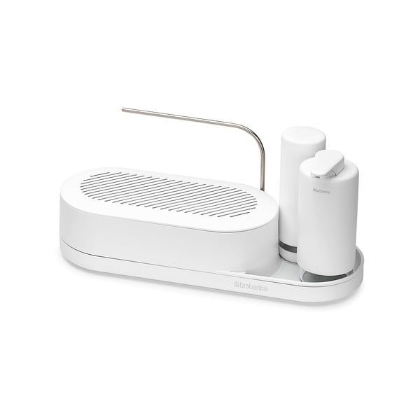 Biely plastový stojan na umývacie prostriedky SinkStyle – Brabantia