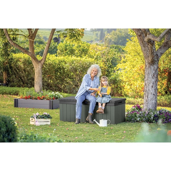 Zelený záhradný úložný box Darwin – Keter-image-4
