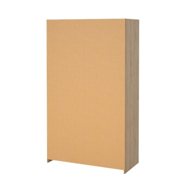 Bielo-béžová šatníková skriňa v dekore duba 105x180 cm Kit – Tvilum-image-1